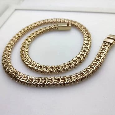 продаю золотую цепочку: Цепь для бензопилы, Проба 585, Мужские, Новый, Ручная работа — 27