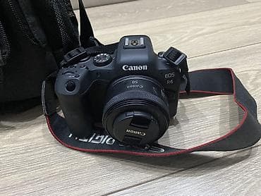 Беззеркальная камера Canon EOS R6 с объективом Canon RF 50mm F1.8 STM