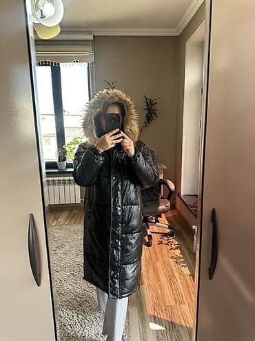 chemodany бишкек фото: Стёганое зимнее пальто-пуховик женское - Цвет: серебристо-серый, с — 8