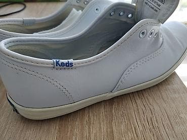 кеды ролики: Белые женские кеды Keds - Модель: WH45750M (ярлык на язычке) - — 6