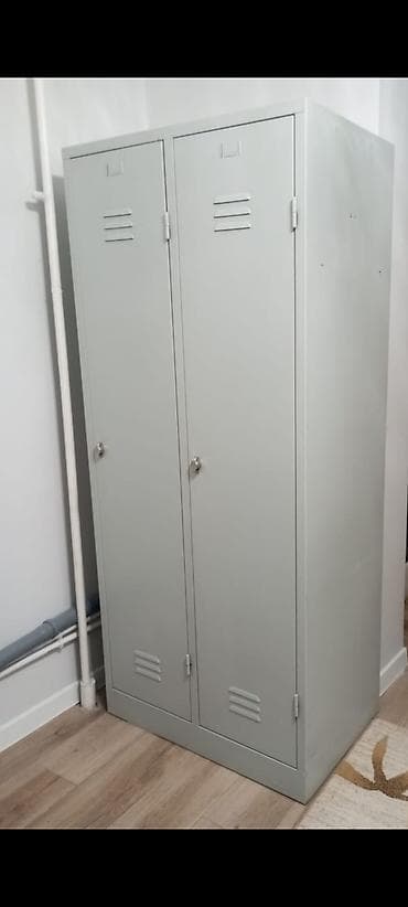 silver kitchen: Шкаф для раздевалки, Б/у, Железо, Самовывоз — 2