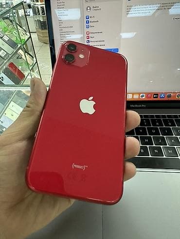 купить телефон айфон 11 бу: IPhone 11, Б/у, 128 ГБ, Красный, В рассрочку, 100 % — 2