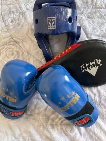 футы для тхэквондо: Набор для единоборств (таэквондо/кикбоксинг/бои с полной защитой) — 4