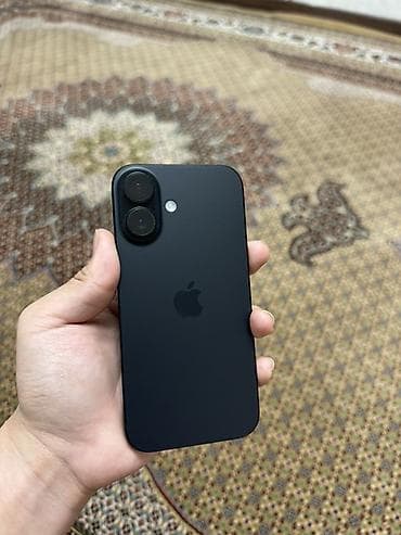 iphone 5a: IPhone 16, Новый, Черный, 92 % — 1