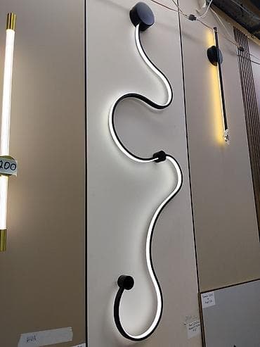 study lamp: Настенный светильник LED в виде гибкой волнистой линии - Тип — 2