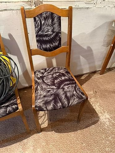 диван раскладной с креслами: Стул для кухни, Дерево, цвет - Коричневый — 1