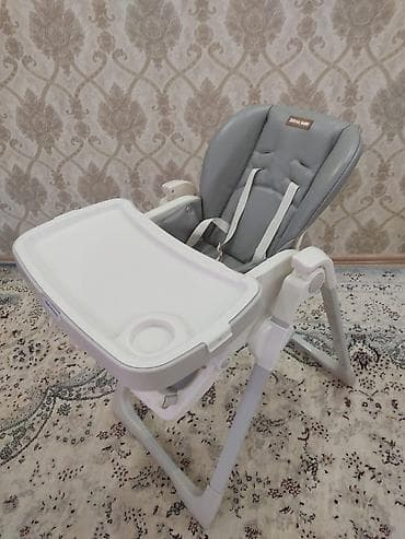 Детская мебель: Детский стульчик для кормления Mstar Baby - Удобный широкий столик с — 2