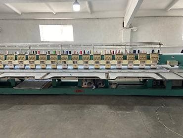 Оборудование для швейных цехов: Промышленная многоигольная вышивальная машина CBL - Производственная — 2