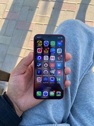 IPhone 12, 128 ГБ, Красный, 82 %