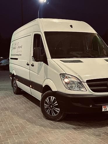 аламедин мебель: Mercedes‑Benz Sprinter фургон (длинная/высокая база). Белый, боковые — 5