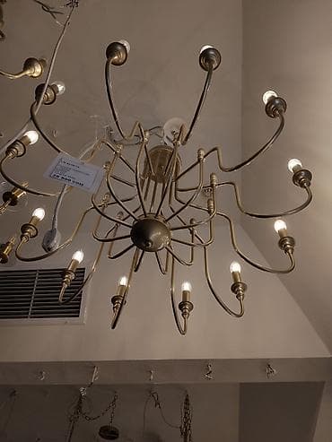 Люстры: Подвесная люстра LN 8318/12 - Тип: подвесная люстра - Количество — 3