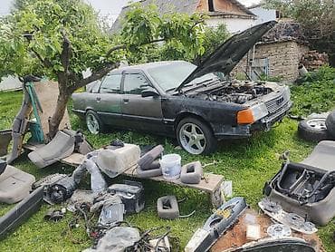 vw id6: Audi 100 C3 бывший на данный момент полностью разобрано и собирается — 1