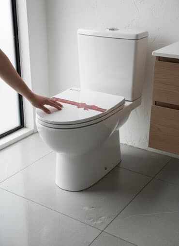 крышка бочка унитаза: Унитаз Напольный, Материал: Фарфор — 1