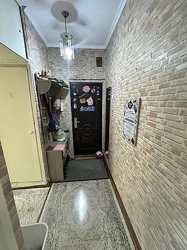 микр: 1 комната, 34 м², Аламедин-1 мкр 105 серия, 2 этаж, Старый ремонт — 5