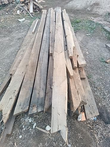 Доски, Необрезные, Для строительства, Сосна, Черновые