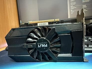 Комплектующие для ПК и ноутбуков: Видеокарта, Б/у, Palit, GeForce GTX, 2 ГБ, Для ПК — 1