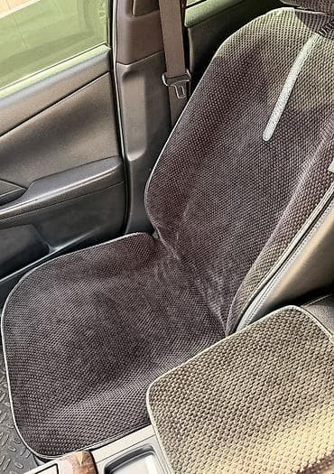 очень дешево: Чехлы Алькантара, С подушкой, цвет - Черный, Toyota, Б/у, Бесплатная доставка, Платная доставка, Самовывоз — 1