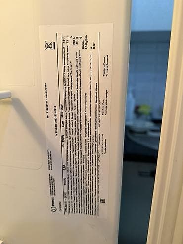 Муздаткыч Indesit, Колдонулган, Эки камералуу, Total no frost, 60 * 170 * 60 — 4