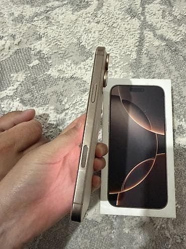 монитор мак: IPhone 16 Pro Max, Б/у, 512 ГБ, Desert Titanium, Чехол, Защитное стекло, Коробка, 90 % — 4