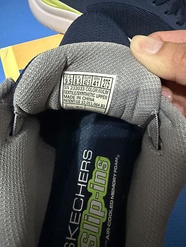 Мужская обувь: Мужские кроссовки, 42.5, Skechers, Новый, цвет - Синий, Самовывоз — 4