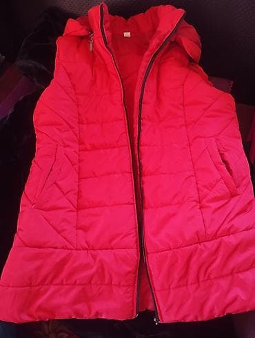 форма зимняя: Зимний набор одежды 1) Утеплённый жилет - Цвет: ярко‑красный - Прямой — 6