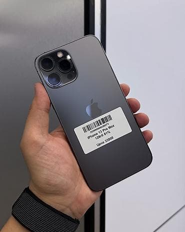iphone 10 max: IPhone 13 Pro Max, Б/у, 128 ГБ, Графит, Защитное стекло, Чехол, В рассрочку, 81 % — 1