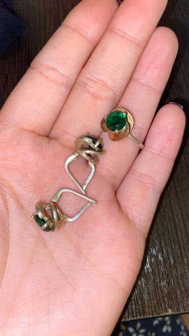 набор пандора: Набор изумрудный 
Размер кольца 16,5-17 — 2