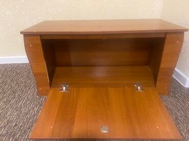 Тумба для вещей и одежды, Без зеркала, ЛДСП, цвет - Коричневый