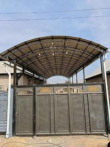 Распашные ворота: Сварка жумтарын кылабыз тез жана сапаттуу - Ворота и калитки — 3