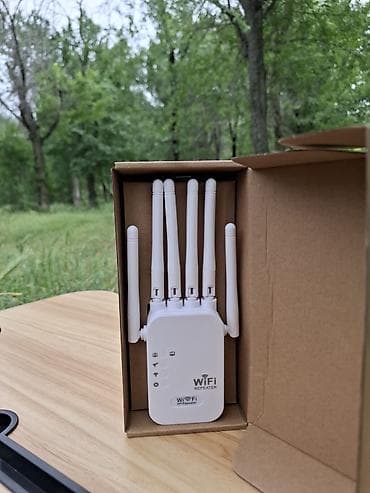 антенна wifi: Wi‑Fi репитер (усилитель сигнала) с шестью внешними антеннами — 1