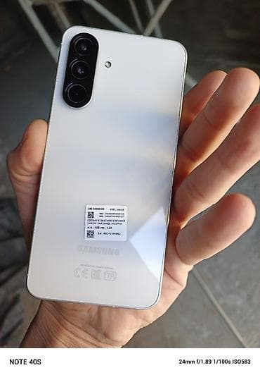 note 21 ultra: Samsung Galaxy A56, Б/у, 256 ГБ, цвет - Белый, 2 SIM — 1