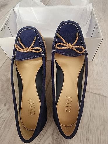 энн сай: Лоферы/мокасины Pitti Femme в фирменной коробке. - Цвет: тёмно‑синий — 2