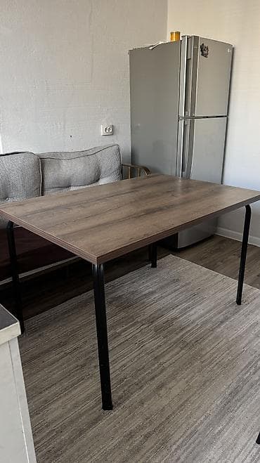 Кухонный стол, Б/у, Прямоугольный, Нераскладной