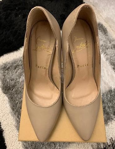 лабутен мужской: Продаю б/у туфли Christian Louboutin. Размер: 35. Состояние: 9 из 10 — 2