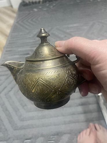 coffee table: Антикварный чайно-кофейный сервиз с ручной гравировкой на — 5