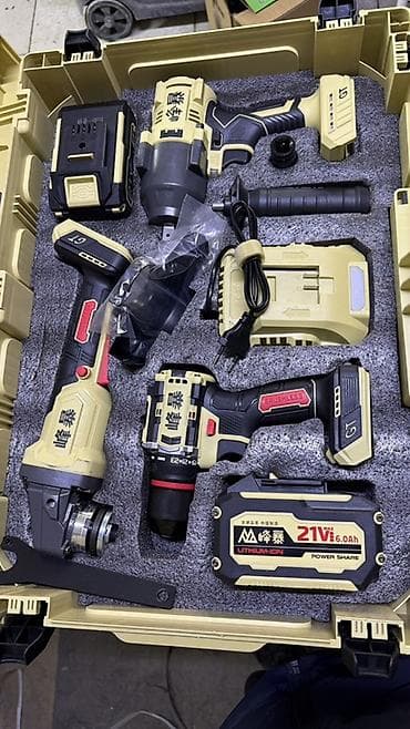 Аккумуляторный набор электроинструментов 21V (Li‑ion 6.0Ah, Power