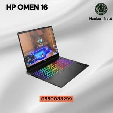 игравой монитор: Ноутбук, HP, 32 ГБ ОЗУ, AMD Ryzen 9, 16 ", Новый, Для работы, учебы, память SSD — 2