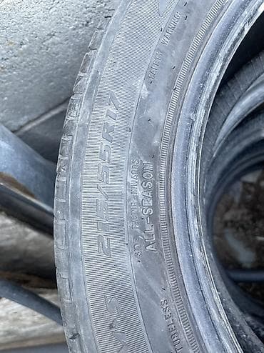19565 r15 бишкек: 215/55/r17
Резина в не плохом состоянии катались один сезон — 4