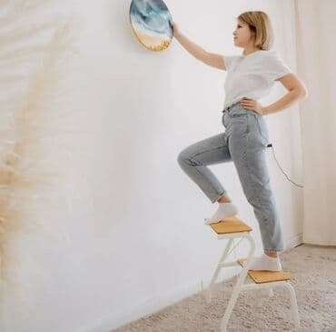 складные лестницы: Табурет - стремянка Очень необходимая вещь для каждого дома Качество — 2