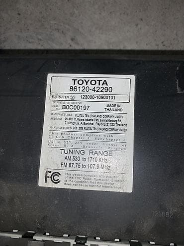 магнитола rx300: Штатная аудиосистема Toyota RAV 4 (Fujitsu Ten) с CD-ресивером - — 2