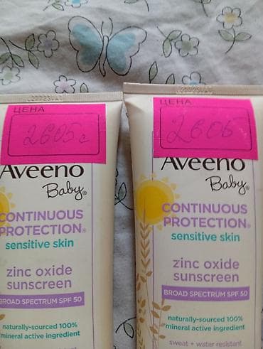 your sun: Aveeno Baby Continuous Protection Sensitive Skin — минеральный — 4