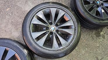 Шиналар жана дисктер: Дөңгөлөктөр монтажда 215 / 55 / R 17, Жай, Колдонулган, Комплект, Жеңил унаалар, Куйма, тешиктери - 5 — 4