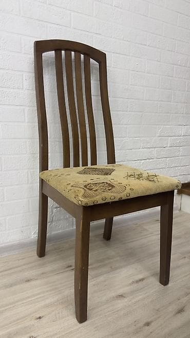 Стул для кухни, Дерево, цвет - Коричневый