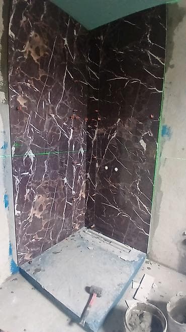 Подготовка стен для укладки, Подготовка стен для грунтовки, Резка плитки | Керамическая плитка, Стеклянная плитка, Зеркальная плитка | Вертикальная укладка, Диагональная укладка, Горизонтальная укладка Больше 6 лет опыта — 3