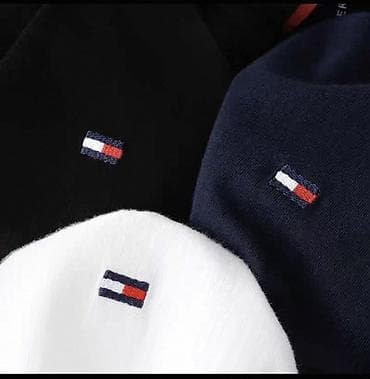 Атайын кийим: На заказ Мужские базовые футболки Tommy Hilfiger оригинал 💯 - — 3
