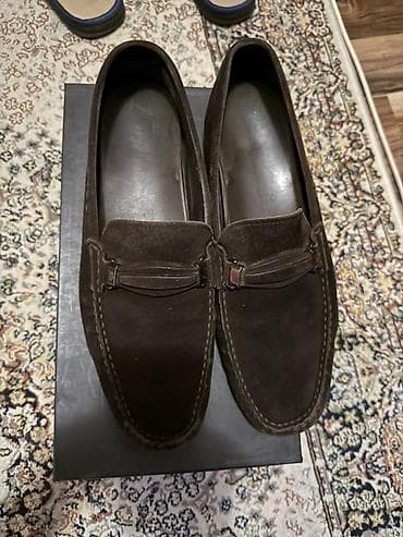 tod: Мужские лоферы TOD’S из замши - Материал верха: мягкая натуральная — 1