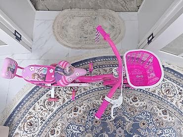 Спорт и хобби: Детский велосипед, 2-колесный, 4 - 6 лет, Для девочки, Новый — 2