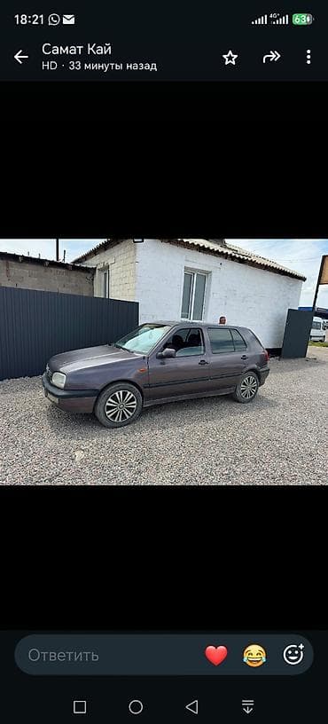 rexton 2020: Volkswagen Golf: 1993 г., 1.8 л, Механика, Бензин, Хэтчбэк — 2