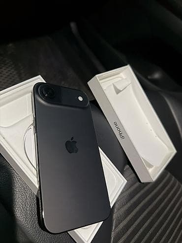 osmo 6: IPhone Air, Б/у, 256 ГБ, Black Titanium, Кабель, Коробка, 100 % — 1