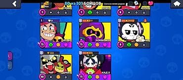 моно сатылат: Игровой аккаунт Brawl Stars Ключевые особенности: - Трофеи: 37 666 — 5